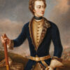 Porträtt av en yngre Karl XII. Gjord av Michael Dahl.