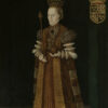 Porträtt av Margareta Eriksdotter Leijonhufvud, målad av Johan Baptista van Uther. Poster hos Royal Posters.