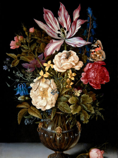 Blommor - okänd konstnär