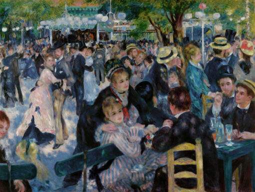 Den välkända målningen Dans på Le Moulin de la Galette av Pierre-Auguste Renoir. Finns nu som poster på Royal Poster.