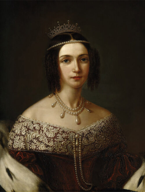 Josefina (1807-1876) drottning av Sverige och Norge prinsessa av Leuchtenberg gjord av Sophie Adlersparre. Finns just nu som poster.