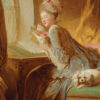 Kärleksbrevet (Loveletter) av Jean Honore Fragonard gjord tidigt 1770. Billig poster hos Royal Posters.