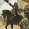 Poster av målningen av Magnus Stenbock vid Helsingborg som målades av Gustaf Cederström.