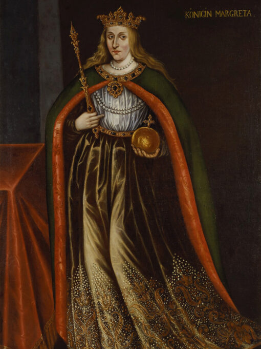 Margareta, 1353-1412, drottning av Danmark Norge och Sverige - Unionsdrottning, premium poster hos Royal Posters
