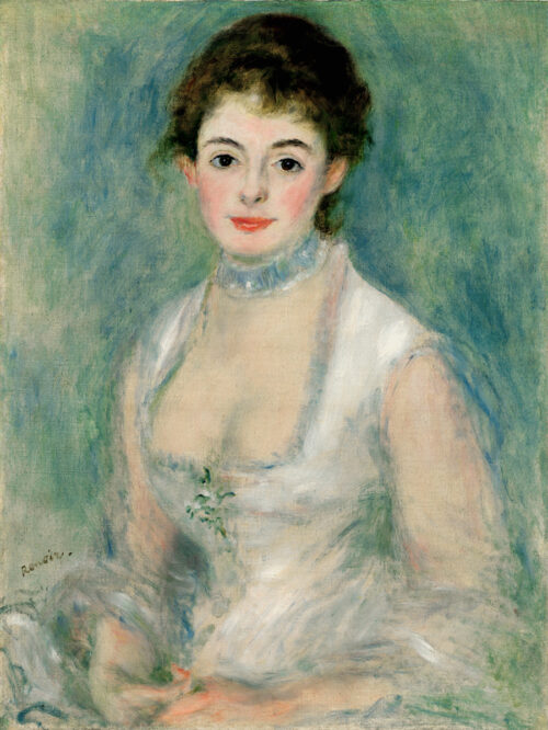 Porträtt av den franska modellen Henriette Henriot, målad av Pierre-Auguste Renoir, finns nu som poster på Royal Posters.