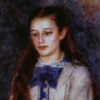 Porträtt av Therese Berard, målad av konstnären Pierre-Auguste Renoir. Finns som poster på Royal Posters.