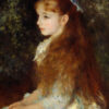 Renoir - Porträtt av fröken Irene Cahen d'Anvers (lilla Irene). Pierre-Auguste Renoir. Konstposters hos Royal Posters