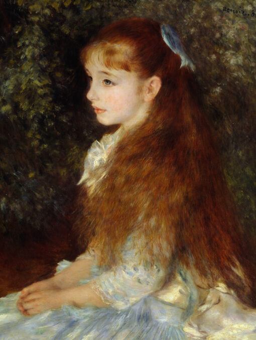 Renoir - Porträtt av fröken Irene Cahen d'Anvers (lilla Irene). Pierre-Auguste Renoir. Konstposters hos Royal Posters