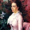 Sophie Manzey, målad av Albert Edelfelt (1854 - 1905) nu som poster hos Royal Poster.
