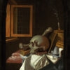 Poster av målningen Vanitas stilleben av konstnären Francois van Daellenc.