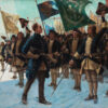 Vivat Carolus (Karl XII) målning av Gustaf Cederström, finns som poster hos Royal Posters