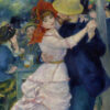 Den romantiska målningen Dans på Bougival av - Pierre-Auguste Renoir finns nu som poster hos Royal Posters