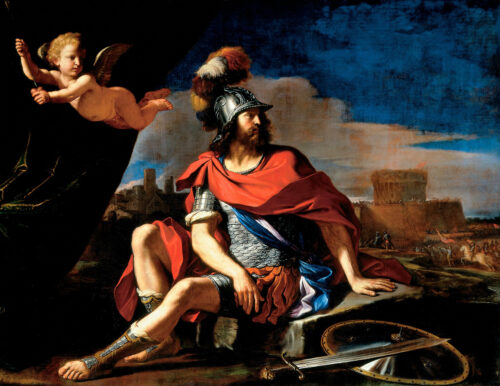 Historiska posters och konstposters. Barockmålningar i posterformat. Guercino.