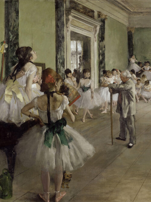Balettklass - Edgar Degas vackert motiv finns som konstpotser hos Royal Posters