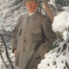 Konstnären Bruno Liljefors, en målning av Anders Zorn. Svensk konst som konstposters hos Royal Posters.