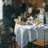 Lunchen målad av den kända konstnären Claude Monet