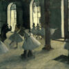 Repetition i dansens foajé av Edgar Degas konstposters hos royal posters