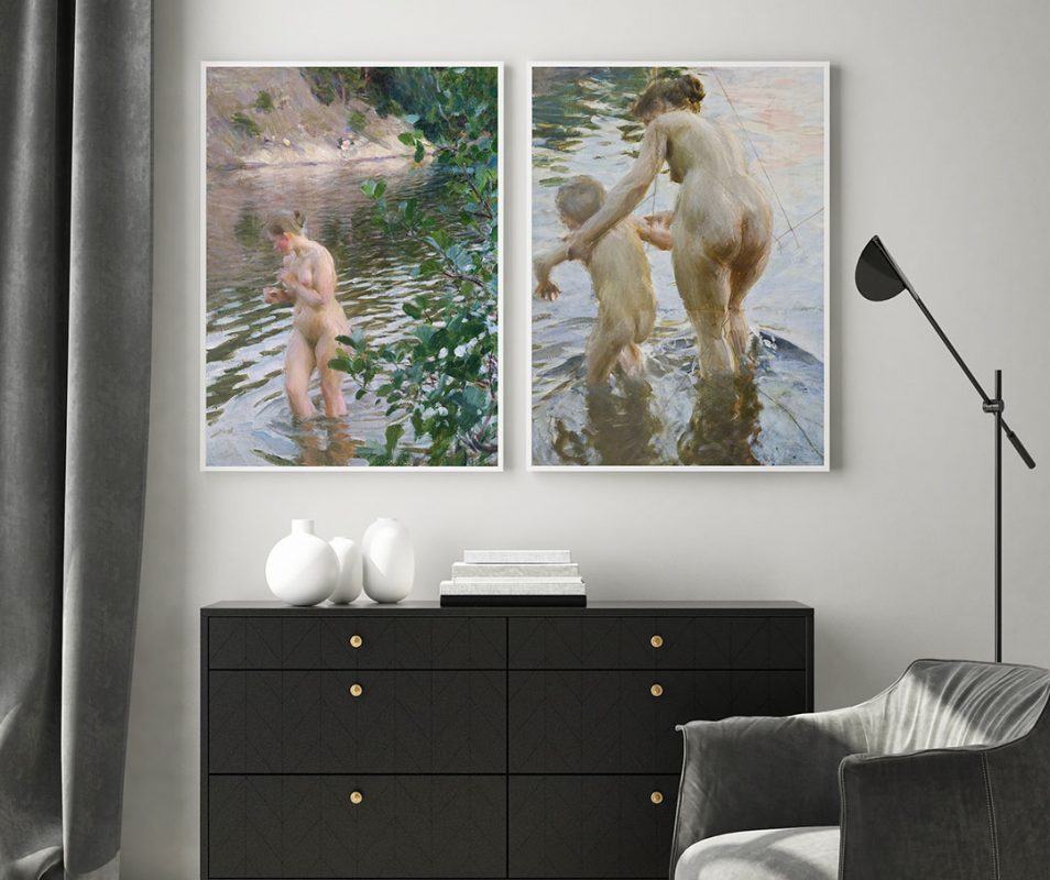 Anderrs Zorns vackra motiv som posters